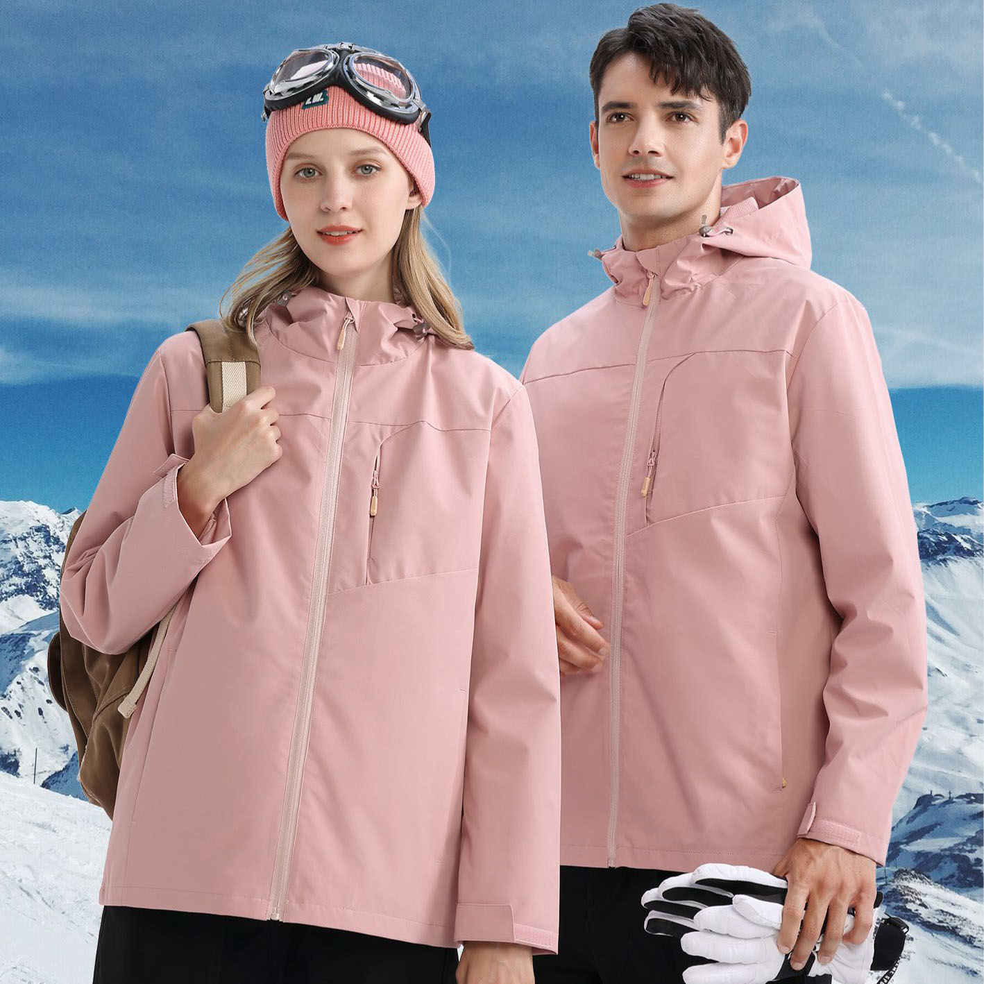 D211 Dünne Unifarben-Jacke